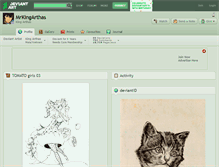 Tablet Screenshot of mrkingarthas.deviantart.com