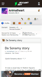 Mobile Screenshot of animalheart.deviantart.com