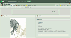 Desktop Screenshot of chrisondra.deviantart.com