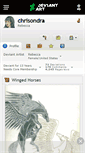 Mobile Screenshot of chrisondra.deviantart.com