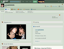 Tablet Screenshot of lornahhhhhhh.deviantart.com