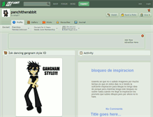 Tablet Screenshot of panchitherabbit.deviantart.com
