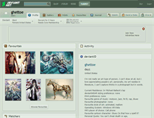 Tablet Screenshot of ghettoe.deviantart.com