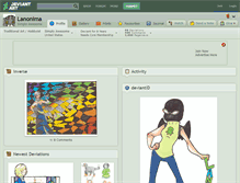 Tablet Screenshot of lanonima.deviantart.com