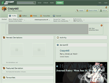 Tablet Screenshot of crazy4all.deviantart.com