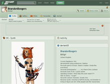 Tablet Screenshot of brandonboogers.deviantart.com