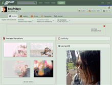 Tablet Screenshot of bowfridays.deviantart.com