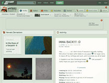 Tablet Screenshot of e97852.deviantart.com