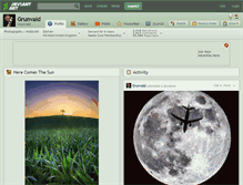 Tablet Screenshot of grunvald.deviantart.com
