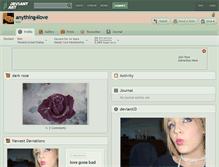 Tablet Screenshot of anything4love.deviantart.com