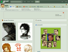 Tablet Screenshot of eyro.deviantart.com