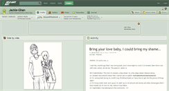 Desktop Screenshot of jackie-ghan.deviantart.com