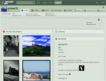 Tablet Screenshot of printer93.deviantart.com