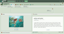 Desktop Screenshot of facelesscow.deviantart.com