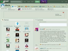 Tablet Screenshot of miku36.deviantart.com