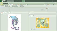 Desktop Screenshot of kimyo-sama.deviantart.com
