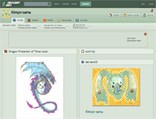 Tablet Screenshot of kimyo-sama.deviantart.com