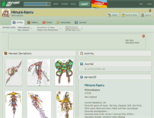 Tablet Screenshot of himura-kaoru.deviantart.com