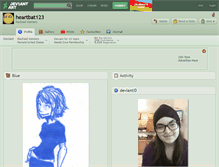 Tablet Screenshot of heartbat123.deviantart.com