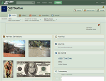 Tablet Screenshot of obeytamtam.deviantart.com