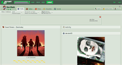 Desktop Screenshot of devilissh.deviantart.com