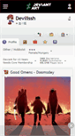 Mobile Screenshot of devilissh.deviantart.com