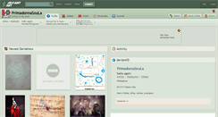 Desktop Screenshot of primadonnasoula.deviantart.com