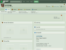 Tablet Screenshot of emintolga.deviantart.com