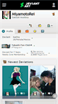 Mobile Screenshot of miyamotorei.deviantart.com