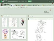 Tablet Screenshot of knknoku.deviantart.com