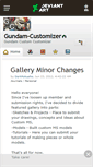 Mobile Screenshot of gundam-customizer.deviantart.com