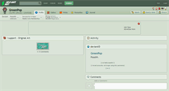 Desktop Screenshot of greenpop.deviantart.com