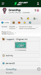 Mobile Screenshot of greenpop.deviantart.com