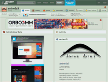 Tablet Screenshot of amine5a5.deviantart.com