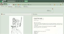 Desktop Screenshot of mahron.deviantart.com