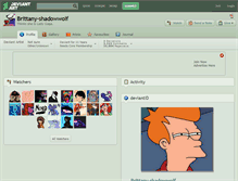 Tablet Screenshot of brittany-shadowwolf.deviantart.com