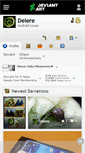 Mobile Screenshot of delere.deviantart.com