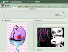 Tablet Screenshot of mizseri.deviantart.com