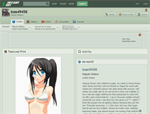 Tablet Screenshot of koss49458.deviantart.com