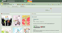 Desktop Screenshot of hiddencolor.deviantart.com