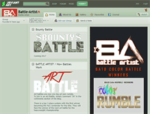 Tablet Screenshot of battle-artist.deviantart.com