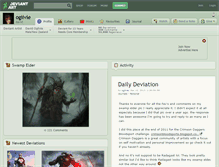 Tablet Screenshot of ogilvie.deviantart.com