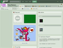 Tablet Screenshot of furrytoons.deviantart.com