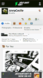 Mobile Screenshot of annacecile.deviantart.com