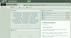 Desktop Screenshot of literature-league.deviantart.com