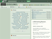 Tablet Screenshot of literature-league.deviantart.com