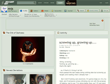 Tablet Screenshot of mrjs.deviantart.com