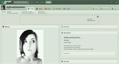 Desktop Screenshot of mybloodydisposition.deviantart.com