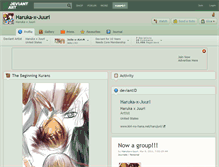 Tablet Screenshot of haruka-x-juuri.deviantart.com