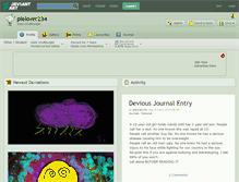 Tablet Screenshot of pielover234.deviantart.com
